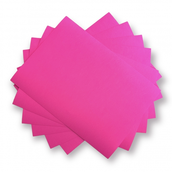 Papel Color Plus 180g - Rosa Neon - 5 folhas