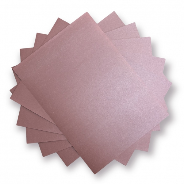 Papel Colorido Metálico Metalizado 150g A4 Rosa - 15 Folhas
