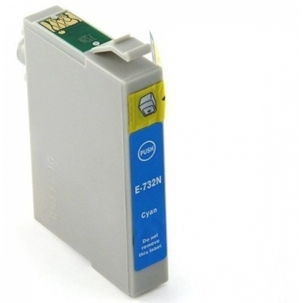 Cartucho Compatível com Epson T0732 732 Ciano para Tx200 Tx210 Tx220 Tx410 T10 T20 Cx4900 12ml