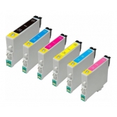 Kit 6 Cartuchos Compatíveis com Epson 82n T082 821 822 823 824 825 826 para R270 390 Rx590 T50