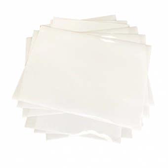 10 Folhas Papel Vinil Filme Adesivo Transparente 150g A4