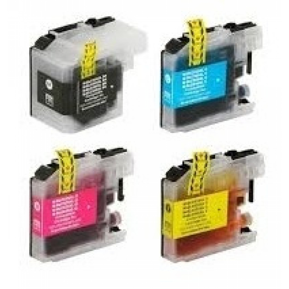Kit 4 Cartuchos Compatível com Brother Lc-509 Lc-505 para MFC-J200 DCP-J100 DCP-J105