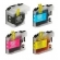 Kit 4 Cartuchos Compatível com Brother Lc-509 Lc-505 para MFC-J200 DCP-J100 DCP-J105