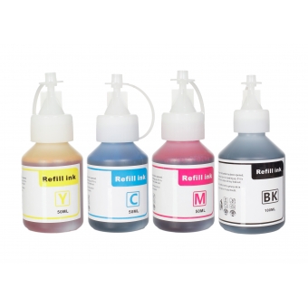 Kit 4 Tinta Compatível BT-D60 BT-5001 T810W T4500DW T910DW