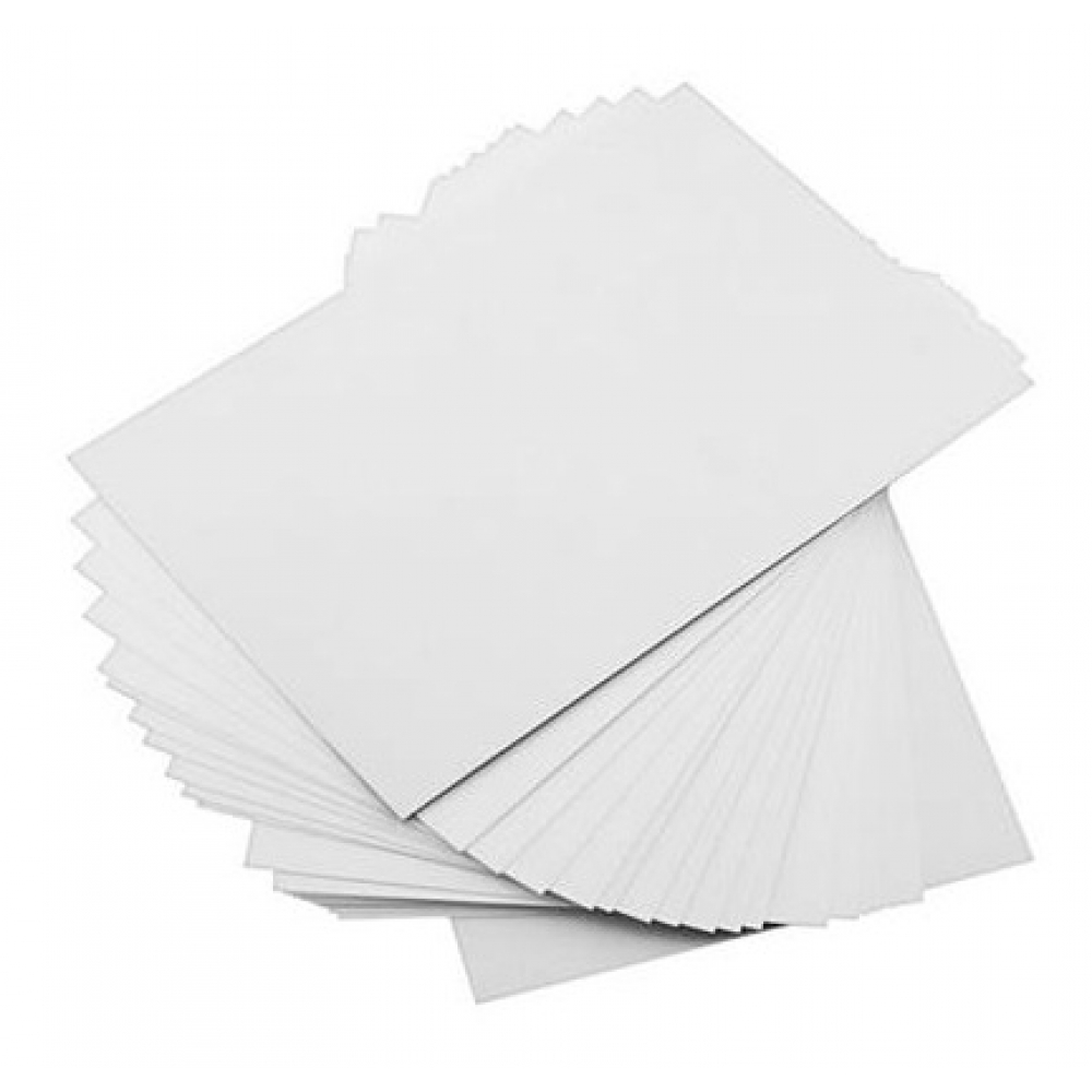 Papel Offset Branco 180g A4 - 50 Folhas - Branco