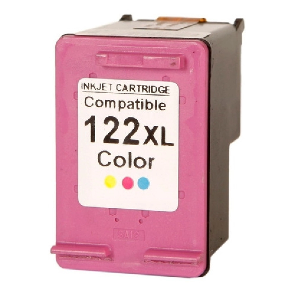 Cartucho De Tinta Compatível com HP 122xl Colorido 2050 3050 1000