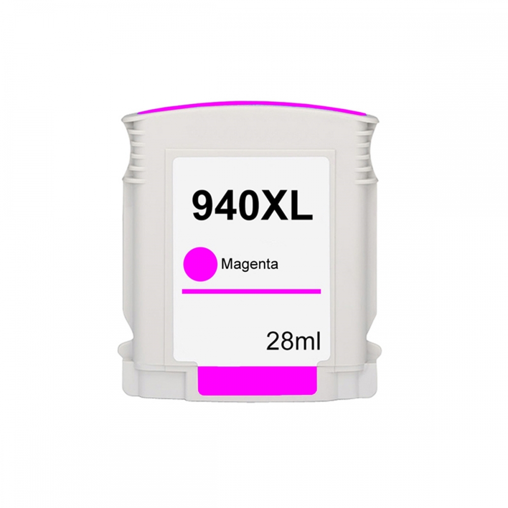 Cartucho Compatível com HP 940xl Magenta 8500 8000 8000WL 8500W 28ml
