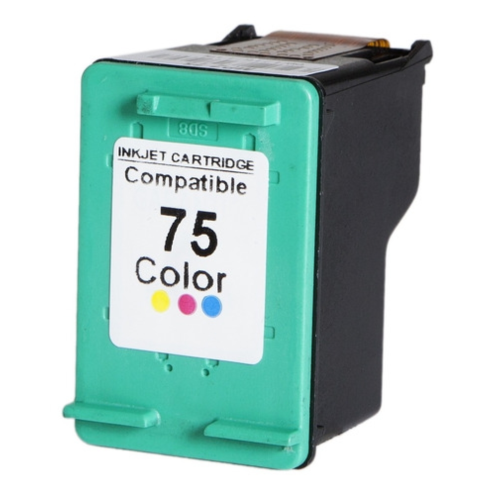Cartucho De Tinta Compatível com HP 75 Colorido Para C4280 4480 J5780 5280