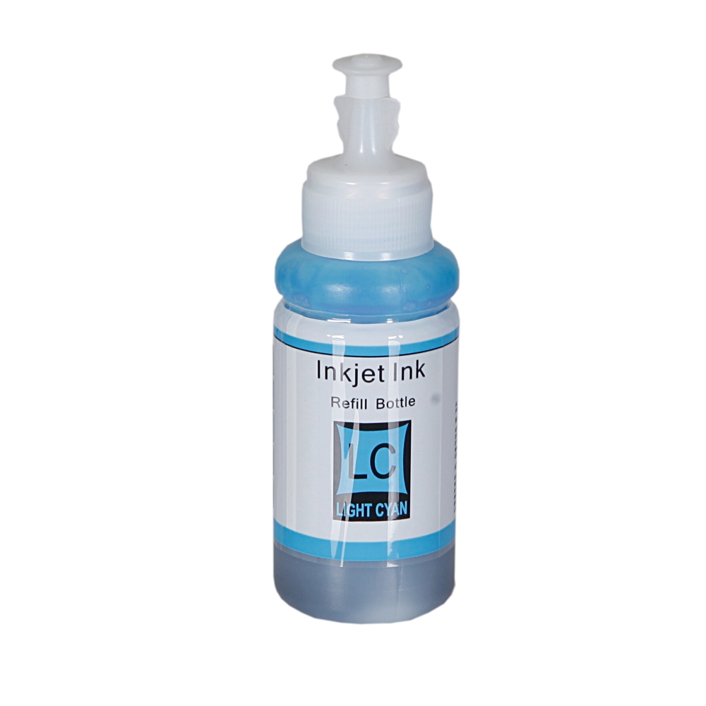 Tinta Compatível T673 673 T673520 Ciano Light L800 L805 L810 L850 L1300 L1800 70ml