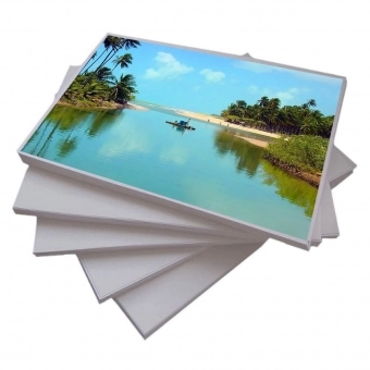 20 Papel Foto Microporoso Com Brilho 260g A3 Prova D´agua
