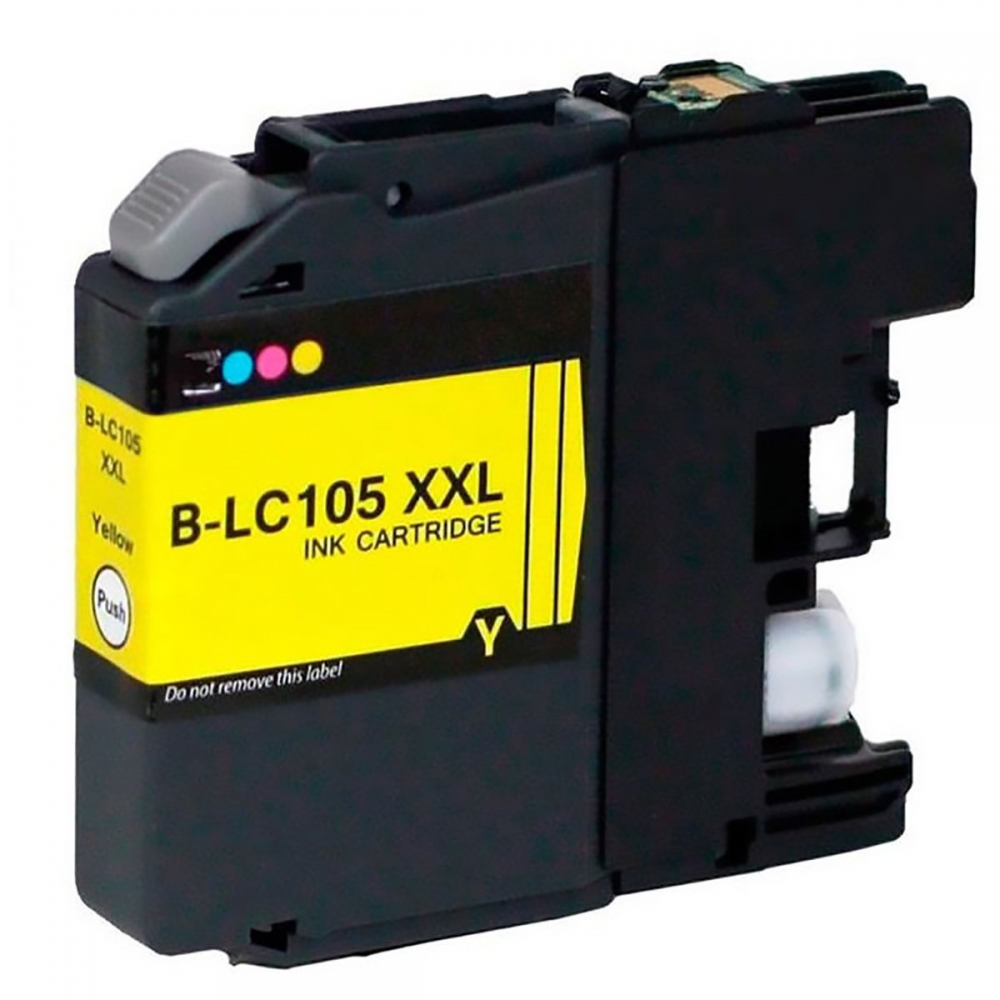 Cartucho Compatível com Brother Lc-103 Lc-105 Lc-107 Lc-109 Amarelo para 4310DW 4710DW J6520DW J6920DW 14ml
