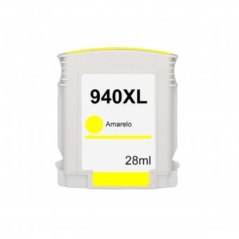 Cartucho Compatível com HP 940xl Amarelo 8500 8000 8000WL 8500W 28ml