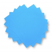 Papel Colorido - 180g - Colorido na Massa - Azul Turquesa - 20 folhas