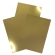 10 Folhas Papel Lamicote Laminado Dourado 1 Face 250g A4