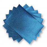 Papel Glitter A4 - 180g - Azul - 5 Folhas