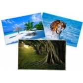 20 Papel Foto Microporoso Com Brilho 260g A3 Prova D´agua - Branco