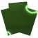 10 Folhas Papel Lamicote Laminado Verde 1 Face 180g A4