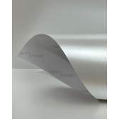 10 Papel Foto Auto Adesivo Prata 135g A4 Á Prova Dagua - Branco
