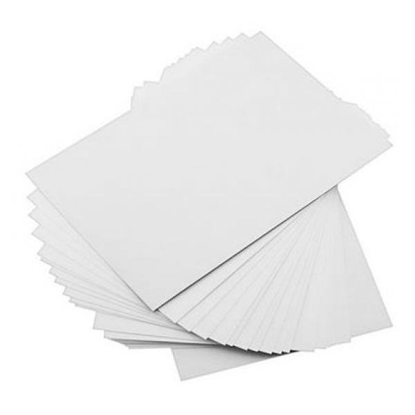 100 Folhas Papel Foto Matte Fosco 130g A4 Á Prova Dagua - Branco