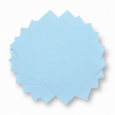 Papel Colorido - 110g - Colorido na Massa - Azul claro - 50 folhas