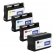 Kit 4 Cartuchos Compatível com HP 932xl 933xl Para 7110 7100 7610