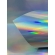 10 Folhas Papel Vinil Filme Adesivo Holográfico Arco-ìris Prova D´agua 150g A4 - Branco