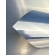 10 Folhas Papel Vinil Filme Adesivo Prata Glossy Prova D´agua 150g A4 - Branco