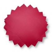 Papel Colorido - 110g - Colorido na Massa - Vermelho - 50 folhas