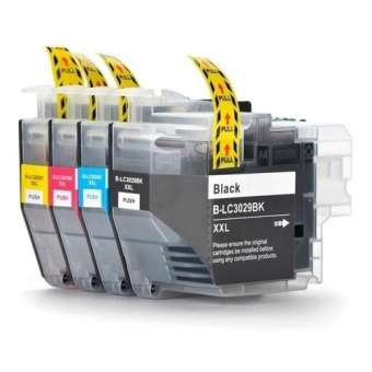 Kit 4 Cartucho Compatível com Brother Lc3029xl Lc-3029 para J6935 J6535 J5930 J5830