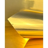 10 Folhas Papel Vinil Filme Adesivo Dourado Silk Prova D´agua 150g A4 - Branco