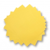 Papel Colorido - 180g - Colorido na Massa - Amarelo Ouro - 20 folhas