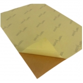 100 Papel  Kraft Adesivo 80g A4 Á Prova Dagua - Marrom