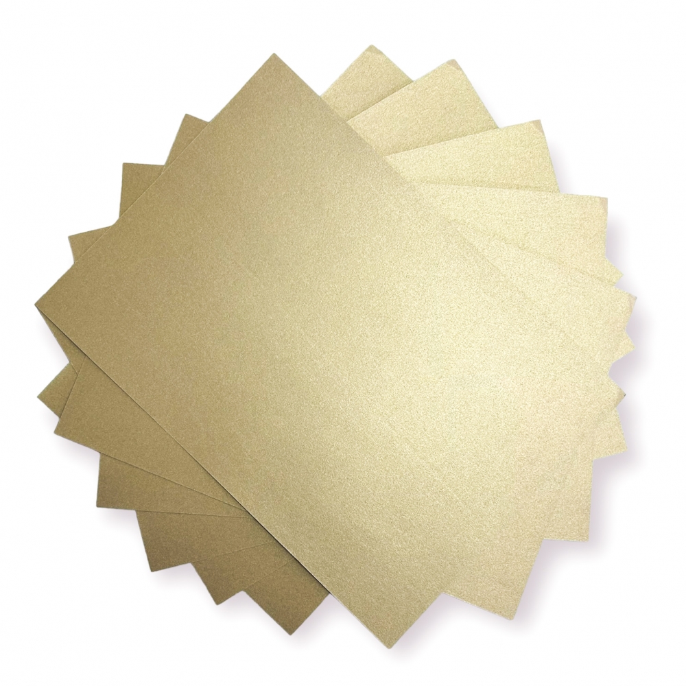 Papel Colorido Metálico Metalizado 150g A4 Ouro Velho