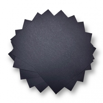 Papel Colorido - 70g - Colorido na Massa - Preto - 100 folhas