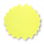Papel Colorido - 180g - Colorido na Massa - Amarelo Neon - 20 folhas