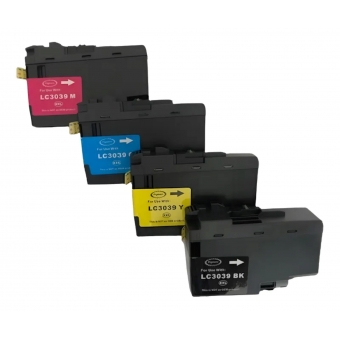 Kit Cartuchos Compatíveis Lc3039 3039 J5845dw J5945dw J6545