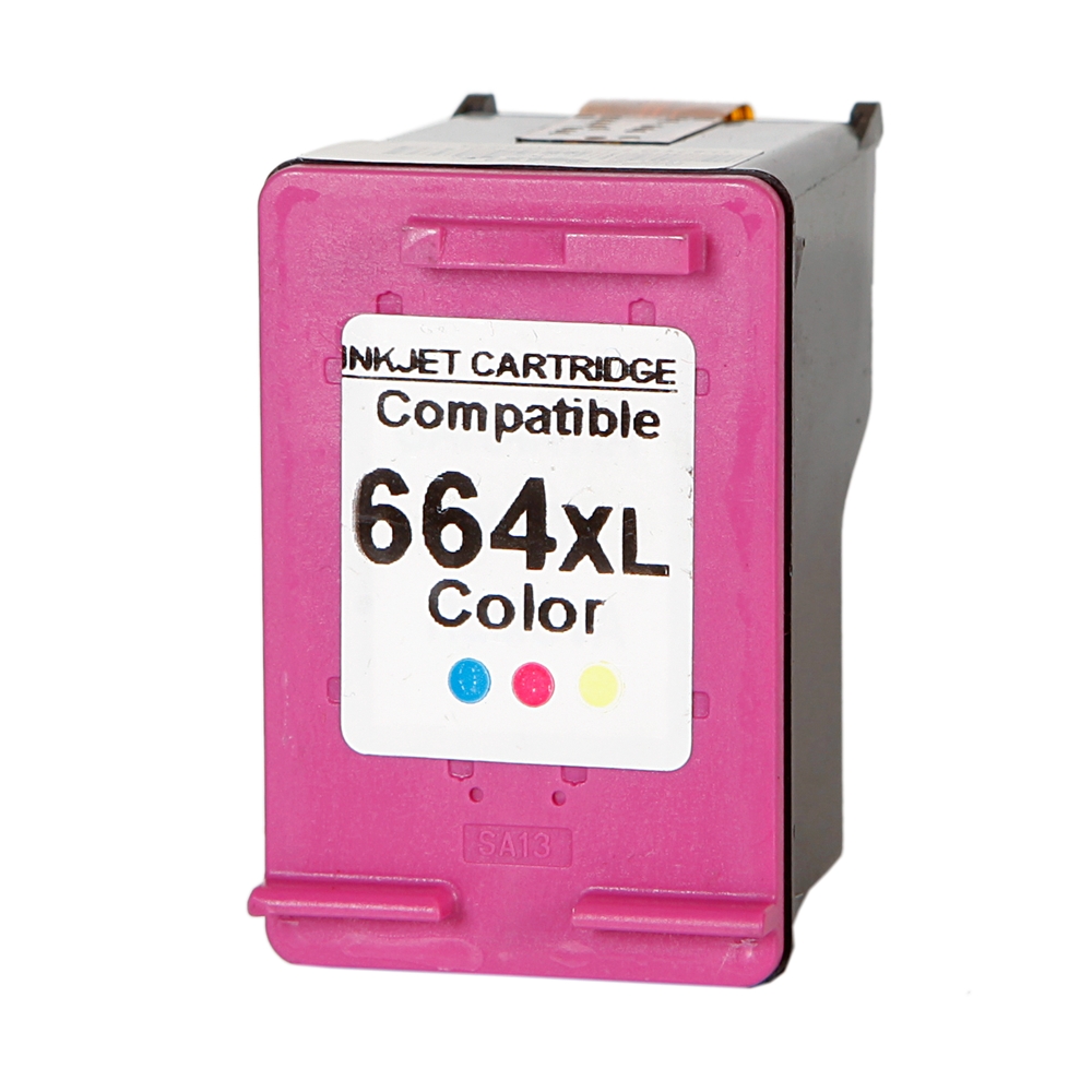 Cartucho De Tinta Compatível com HP 664xl Color 12ml 2136 3636 4676 1115 3776