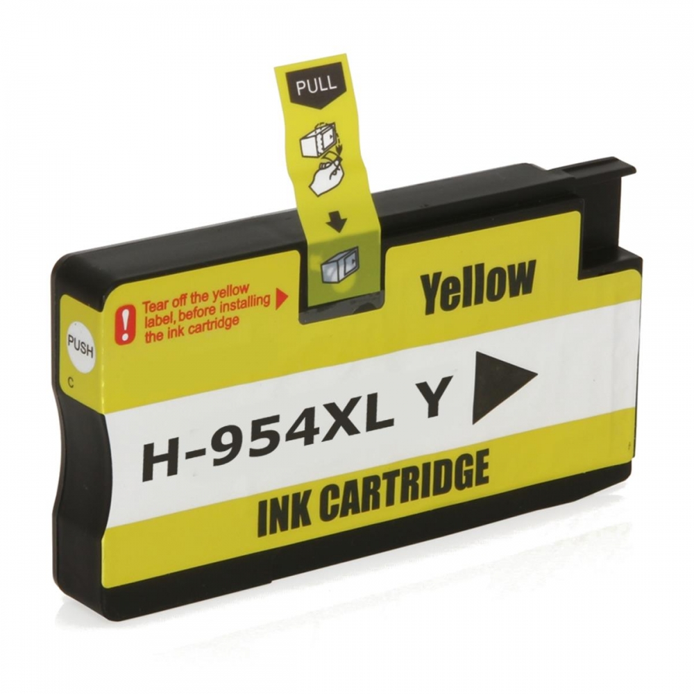 Cartucho Compatível com HP 954xl Amarelo para L0S68AB  7730 7740 8210 8710 8720 8730 26ml