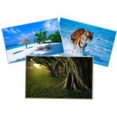 100 Papel Foto Microporoso Com Brilho 260g A4 Prova Dagua - Branco
