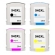 Kit 4 Cartuchos Compatível com HP 940xl  8500 8000 8000WL 8500W