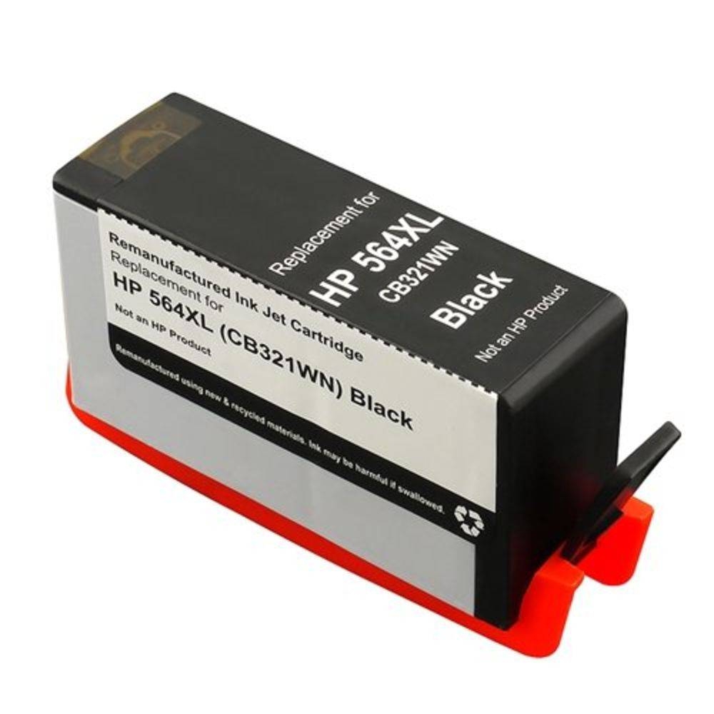 Cartucho Compatível com HP 564xl para Preto 3070A 3520 3526 4620 4622 5512 5514 30ml