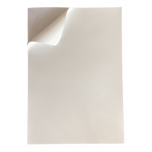 10 Folhas Papel Vinil Filme Adesivo Branco Glossy 135g A4 - Branco