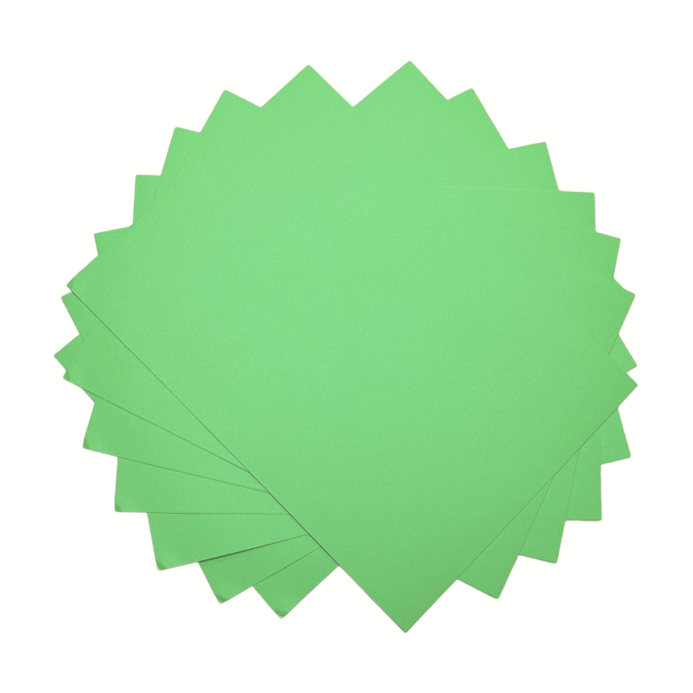 Papel Colorido - 70g - Colorido na Massa - Verde Parrot - 100 folhas