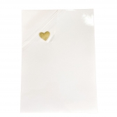 10 Folhas Papel Vinil Filme Adesivo Transparente 150g A4 - Branco