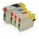 Kit 4 Cartuchos Compatíveis com Epson T1401 T1402 T1403 T1404 para Tx560wd Tx620 Tx641 T42