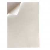 20 Folhas Papel Vinil Filme Adesivo Branco Matte 108g A4 - Branco