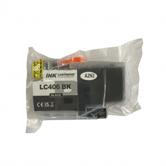 Cartucho de Tinta Compatível LC406 Preto MFCJ6955DW MFCJ5955DW MFCJ4535DW