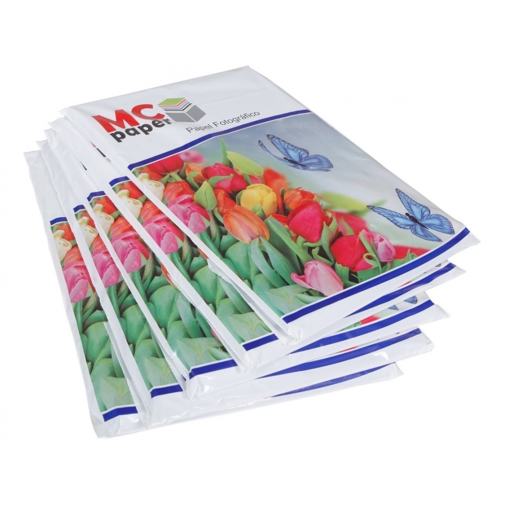100 Papel  Kraft Adesivo 80g A4 Á Prova Dagua - Marrom