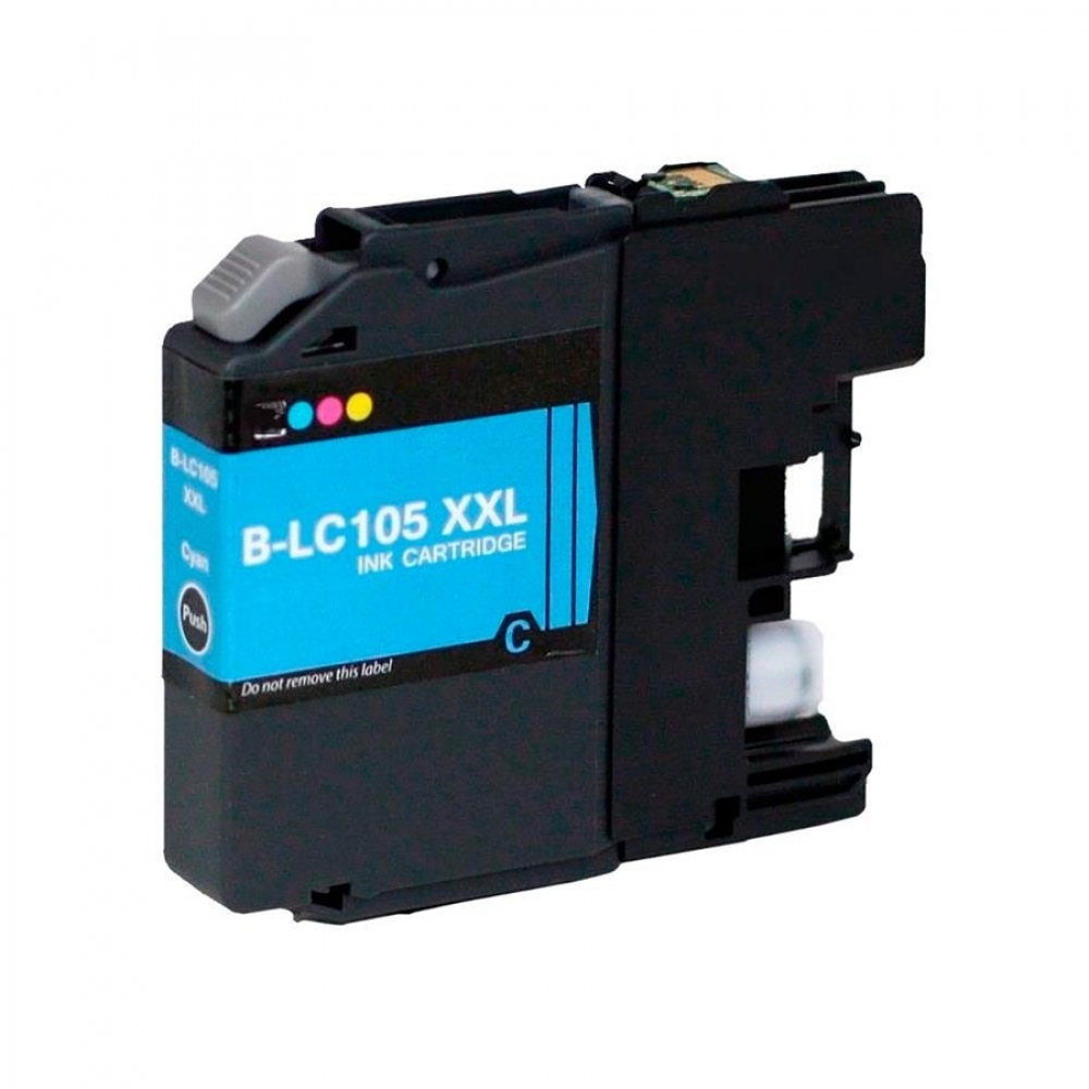 Cartucho Compatível com Brother Lc-103 Lc-105 Lc-107 Lc-109 Ciano para 4310DW 4710DW J6520DW J6920DW 14ml