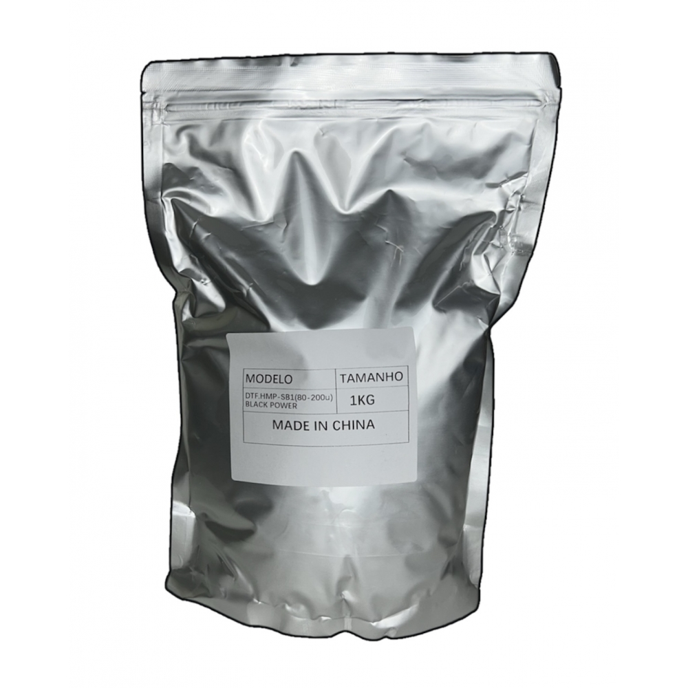 Pó De Poliamida Preto Transfer Para Dtf - 1kg